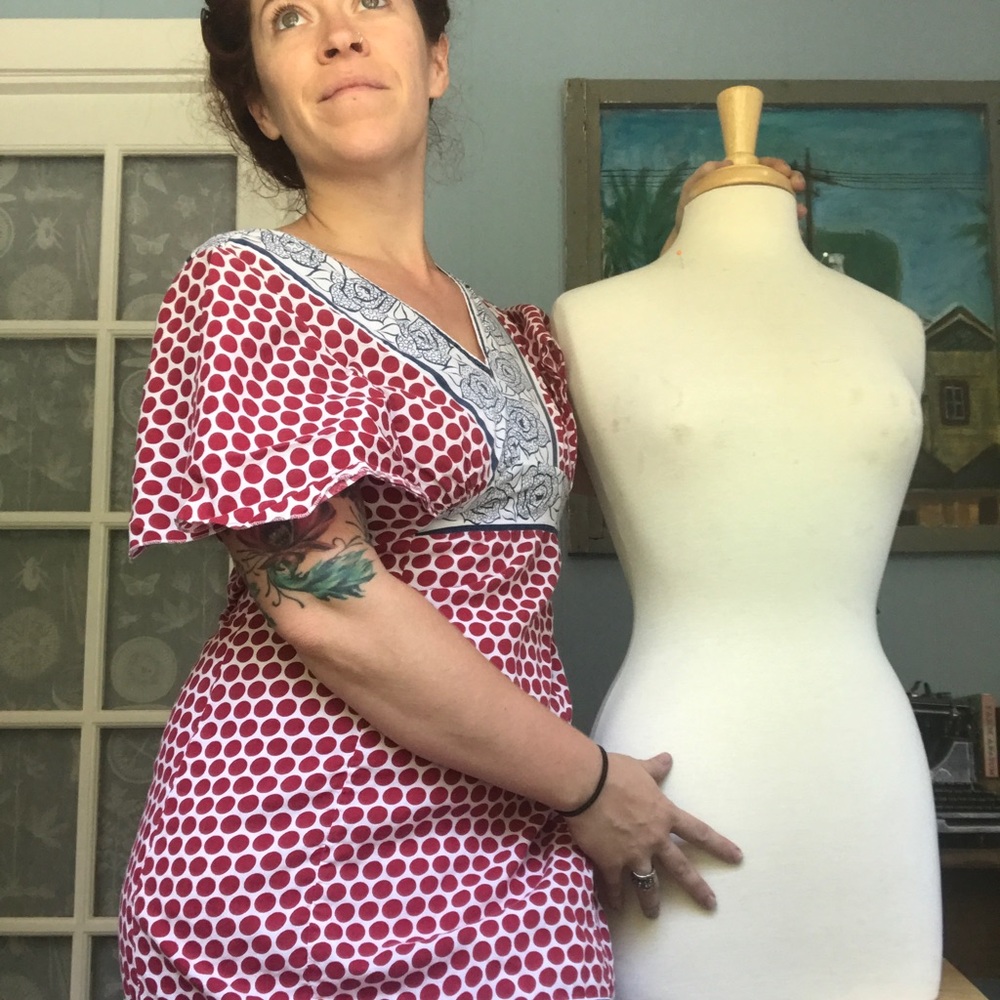 Anthropologie Andrew & Co Folk Dress - Picture 3 of 9